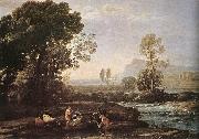 Claude Lorrain Landscape with Rest in Flight to Egypt fg oil painting artist
